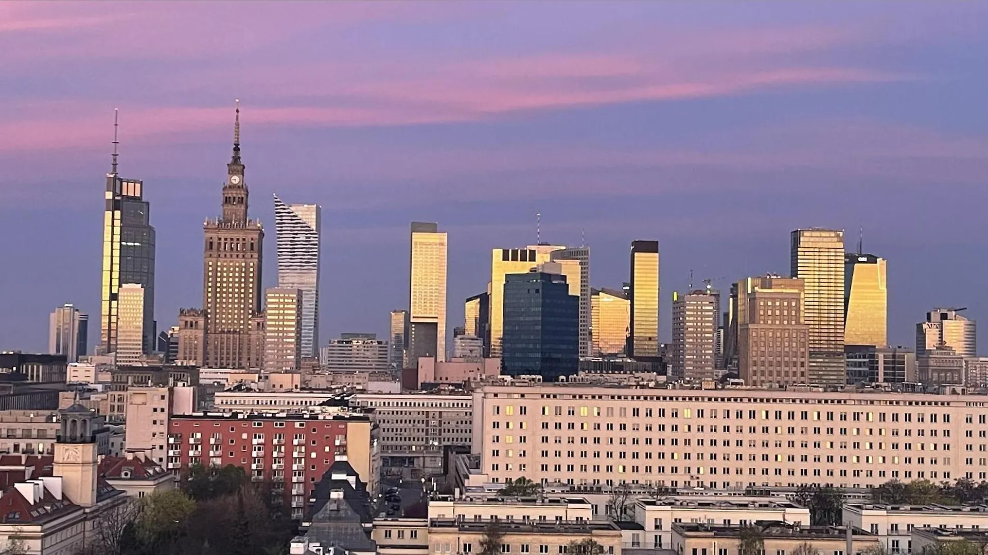 Atelier W Sercu Warszawy Z Panoramicznym Widokiem Appartement Warschau